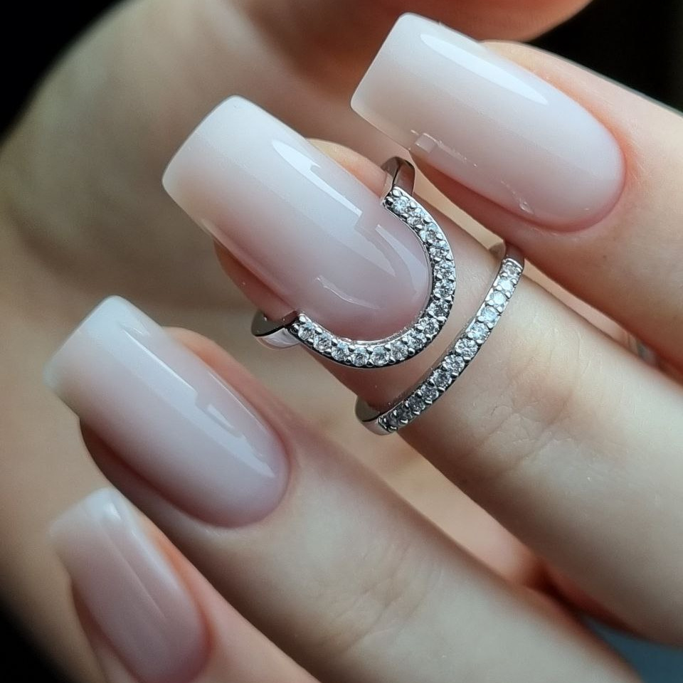 Маникюр + Наращивание гель/гель-лак (средние)