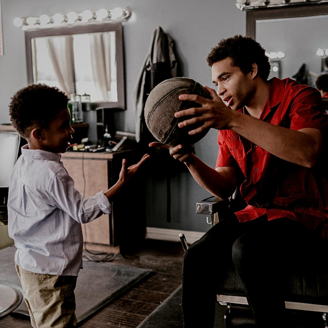 Стрижка отец + сын