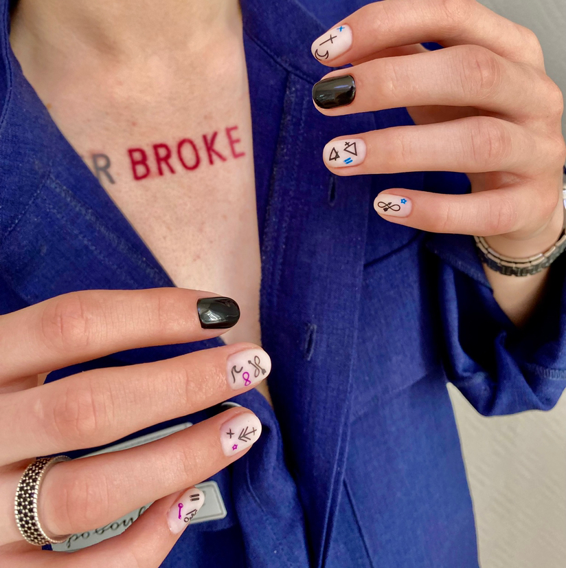 Мужской маникюр с покрытием гель-лак