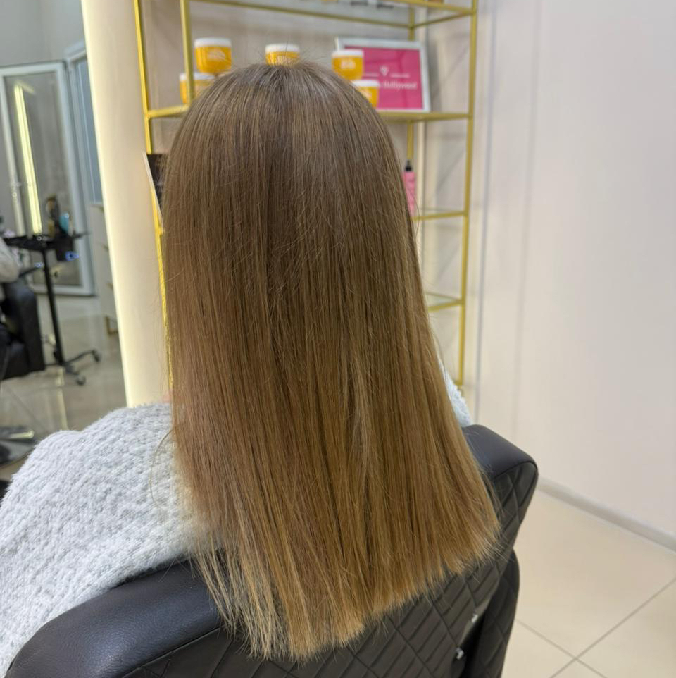 Коррекция на косичке мастер Эльвира