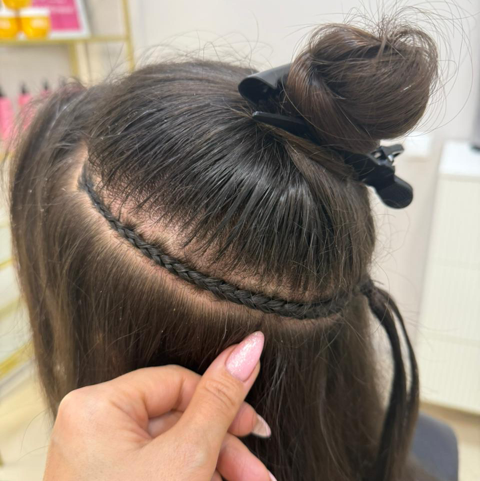 Коррекция на косичке мастер Эльвира