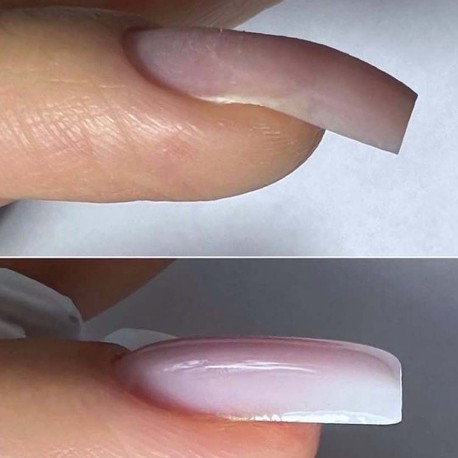 Поднятие клюющих ногтей при маникюре с покрытием Гель-лак