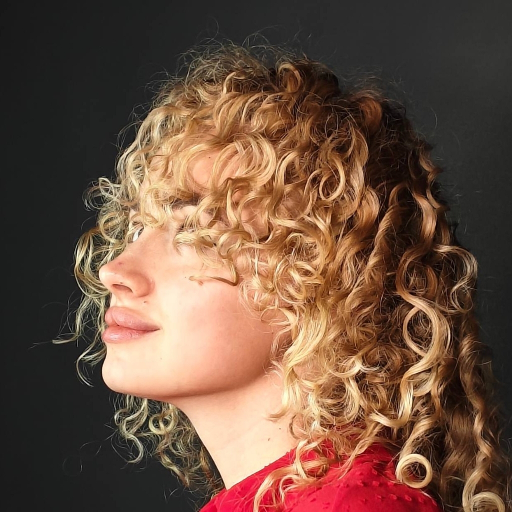 Женская биозавивка + стрижка, короткие волосы!