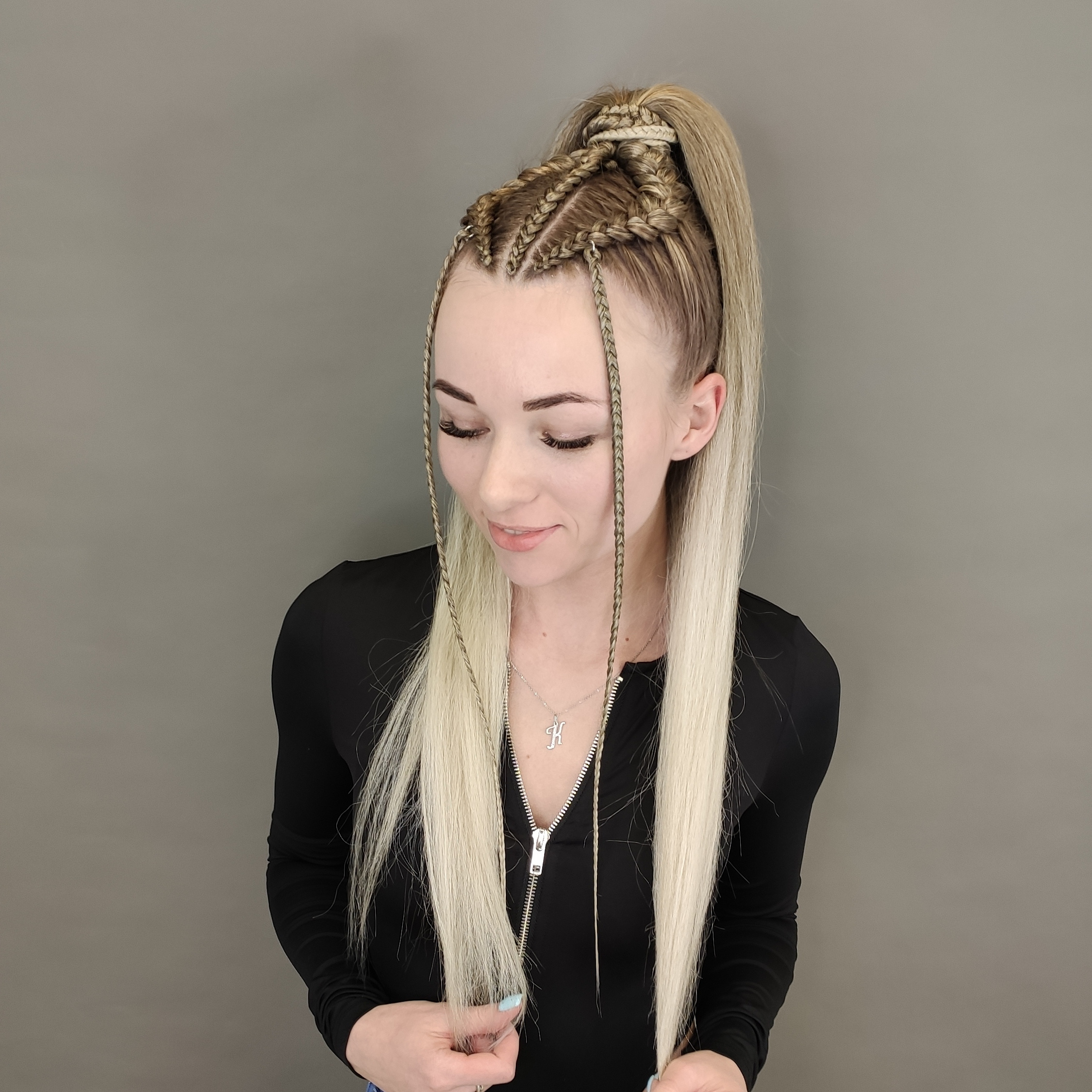 Брейды в хвост/шишки. 5 шт