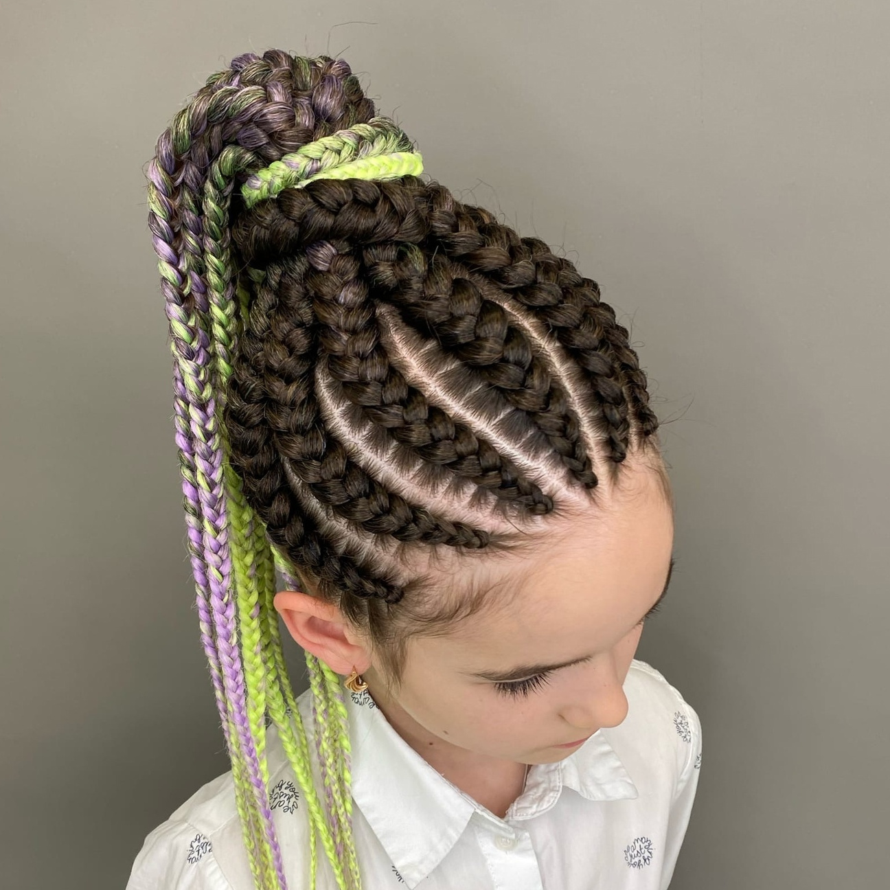 Брейды в хвост/шишки. 11 шт