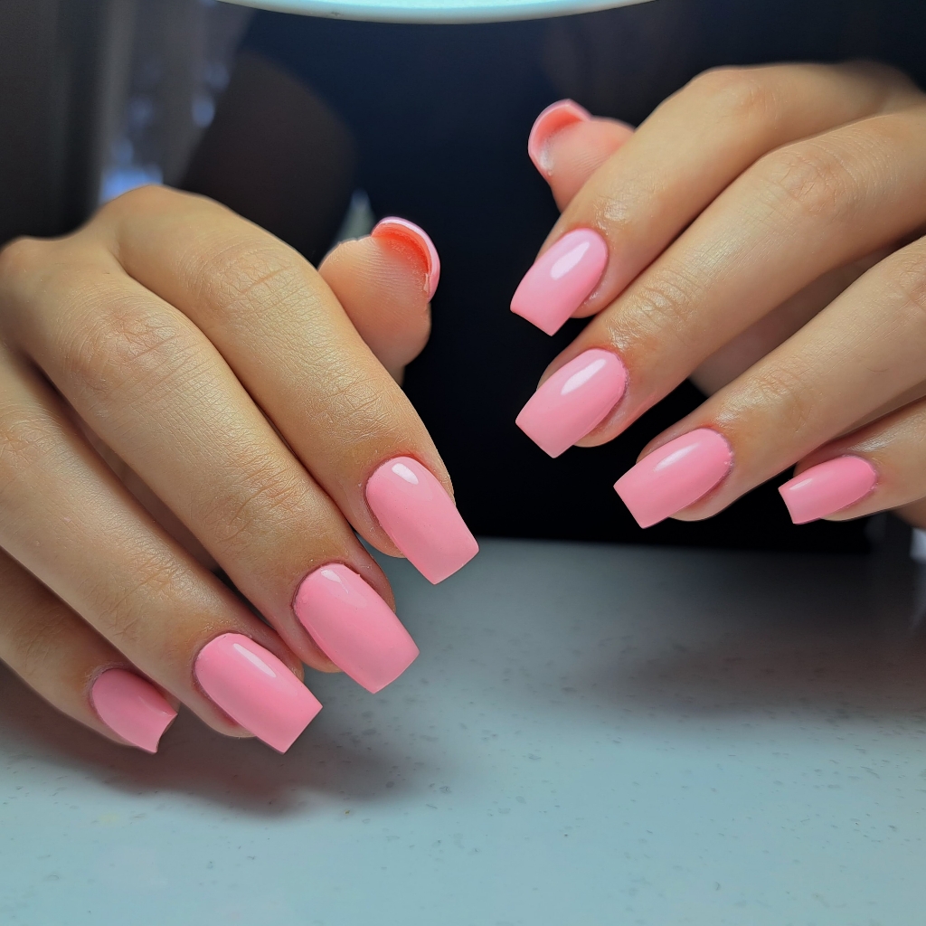 комбинированный маникюр гель лака один цвет