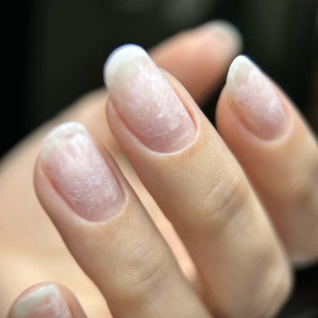 Снятие коротких ногтей без последующего покрытия