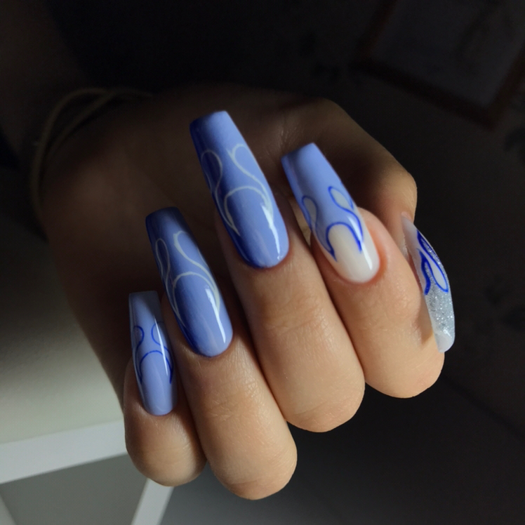 Наращивание 1 ногтя