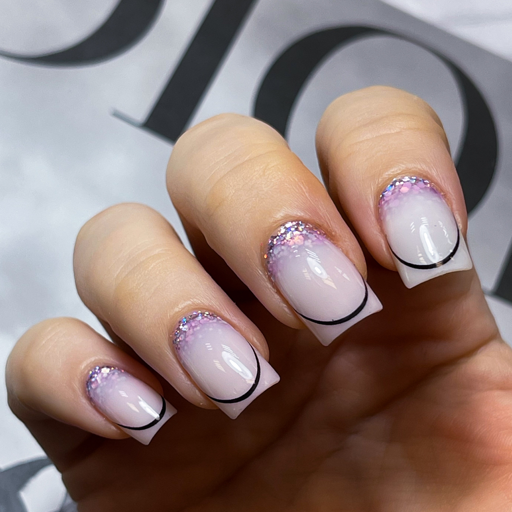 Наращивание ногтей до 1 см