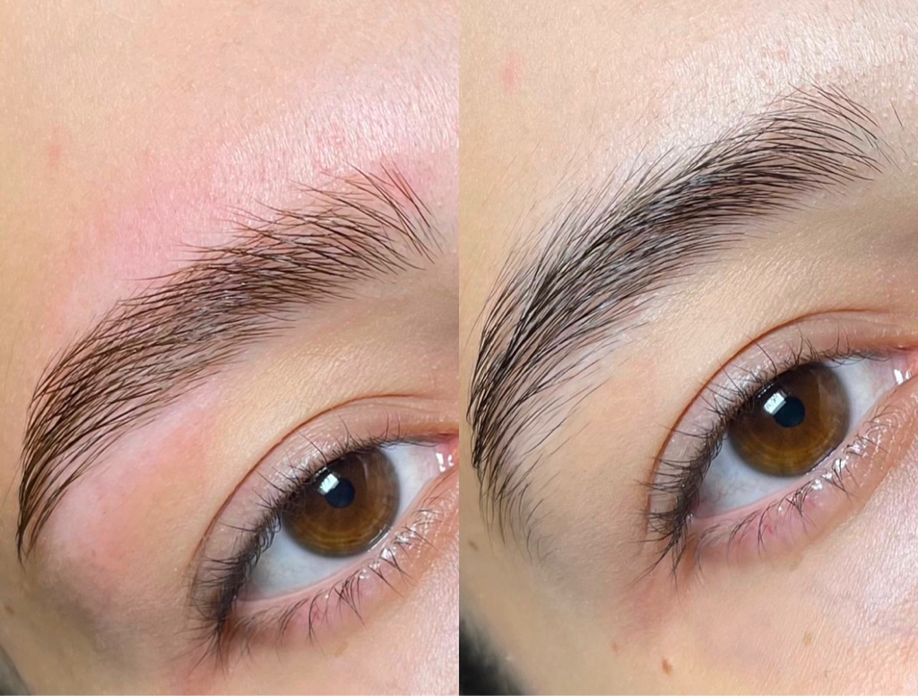 Коррекция бровей