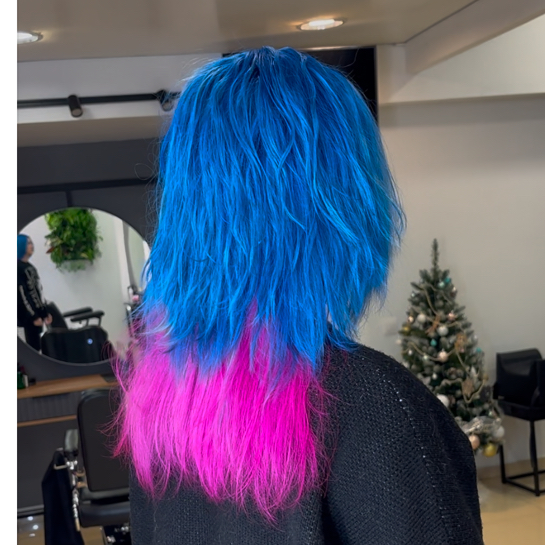 Цветное окрашивание волос