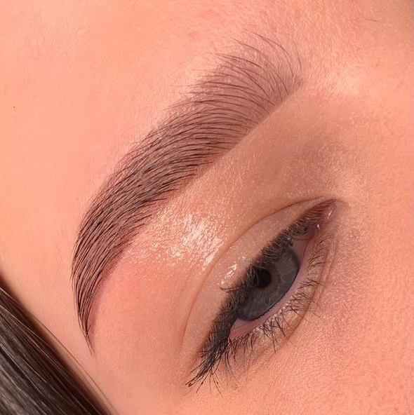 Архитектура бровей (моделирование + оформление + окрашивание краской)