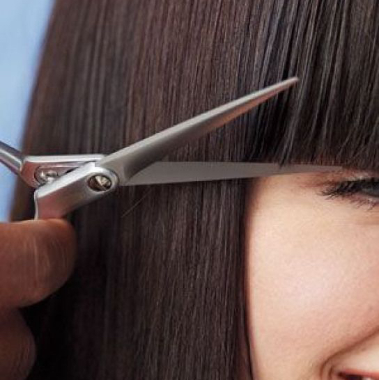 Стрижка челки