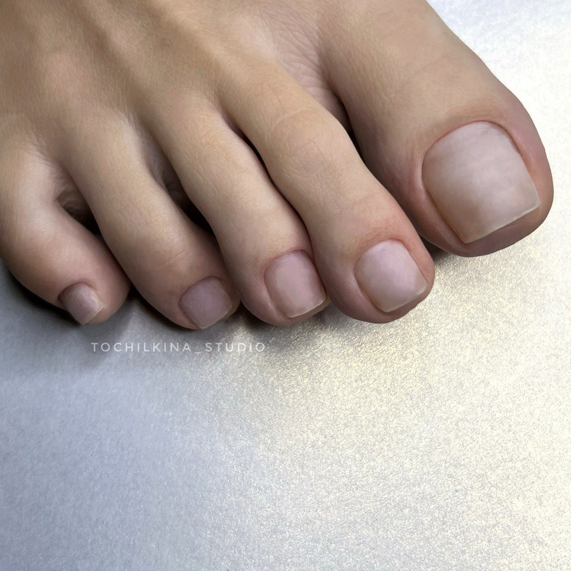 Педикюр без покрытия - обработка только пальчиков