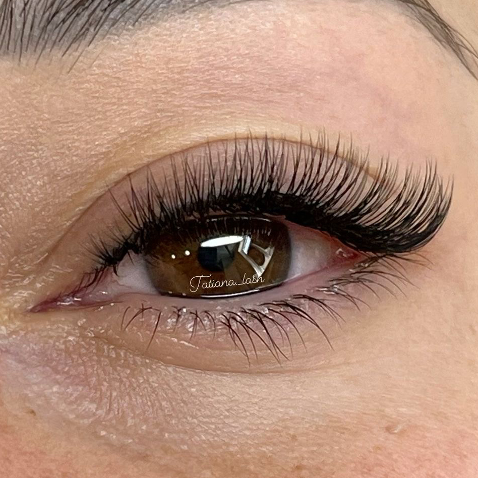 Наращивание ресниц 2д обьем