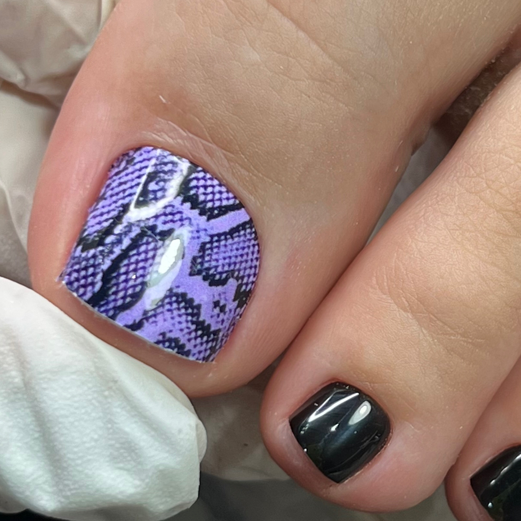 Педикюр пальчики + пленки 1 ноготь