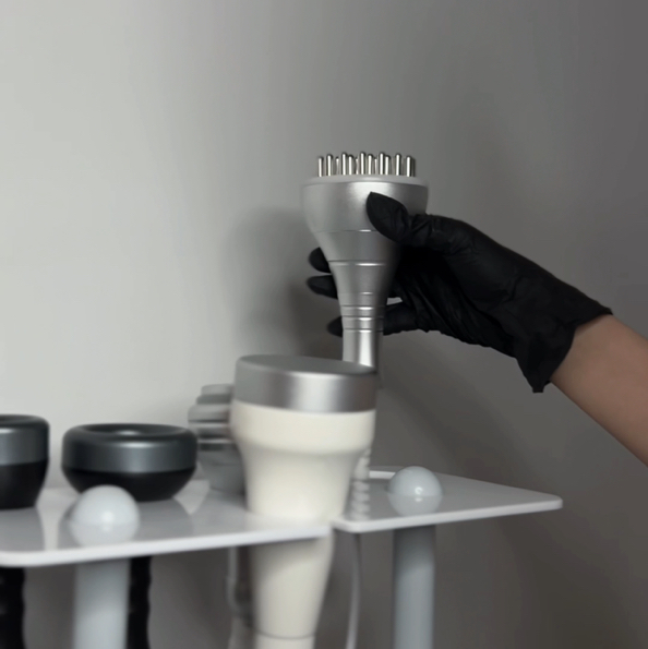 Кавитация ( одна зона) + биофотон ( микротоки)