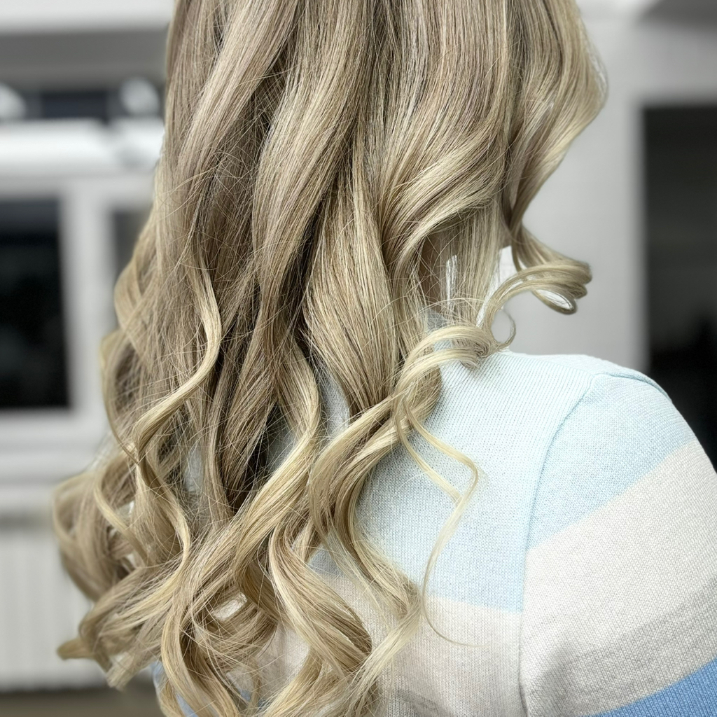 Укладка локоны