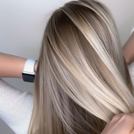 Окрашивание тон в тон корни