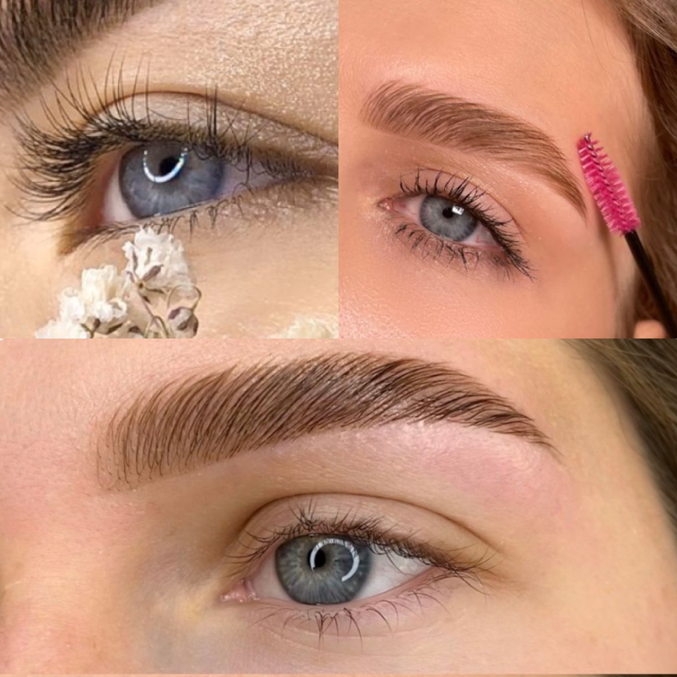 Комбо#1 Коррекция бровей + Окрашивание бровей + Окрашивание ресниц
