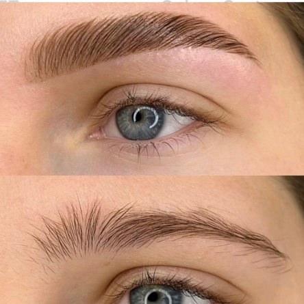 Коррекция бровей (воском)без окрашивания