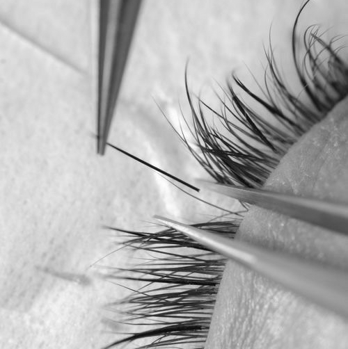 Эффект наращивания ресниц