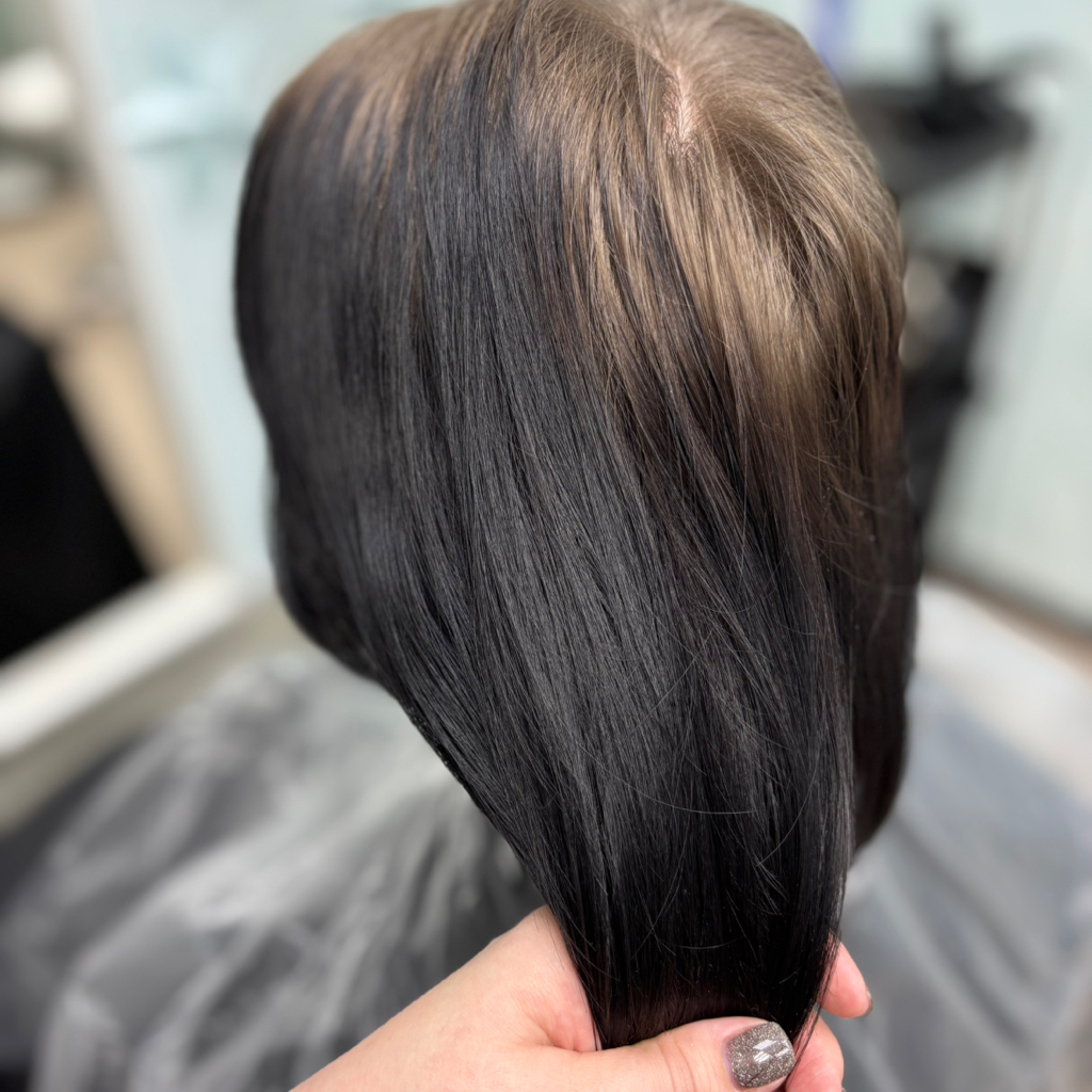 Коррекция цвета ( выход из черного) до лопаток