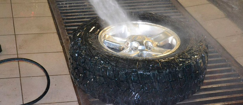 Мойка колес + сушка ( стоимость указана за 4 шт. )