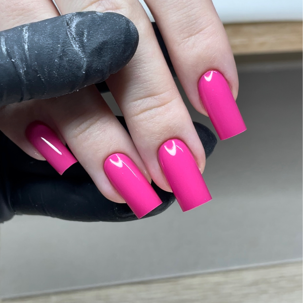 гель | средняя длина ногтей