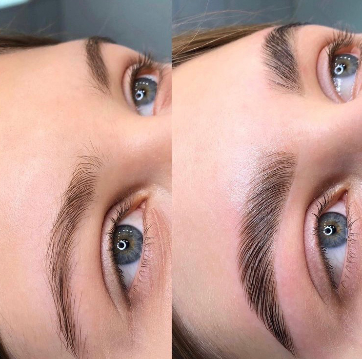 Долговременная укладка бровей / комплекс: окрашивание + коррекция