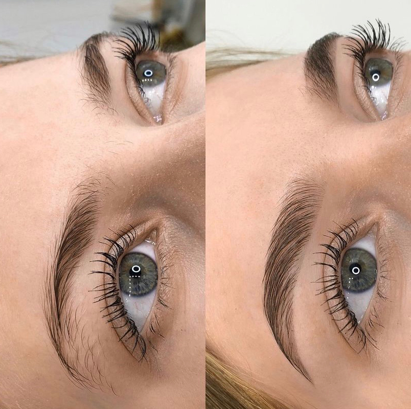 Окрашивание бровей