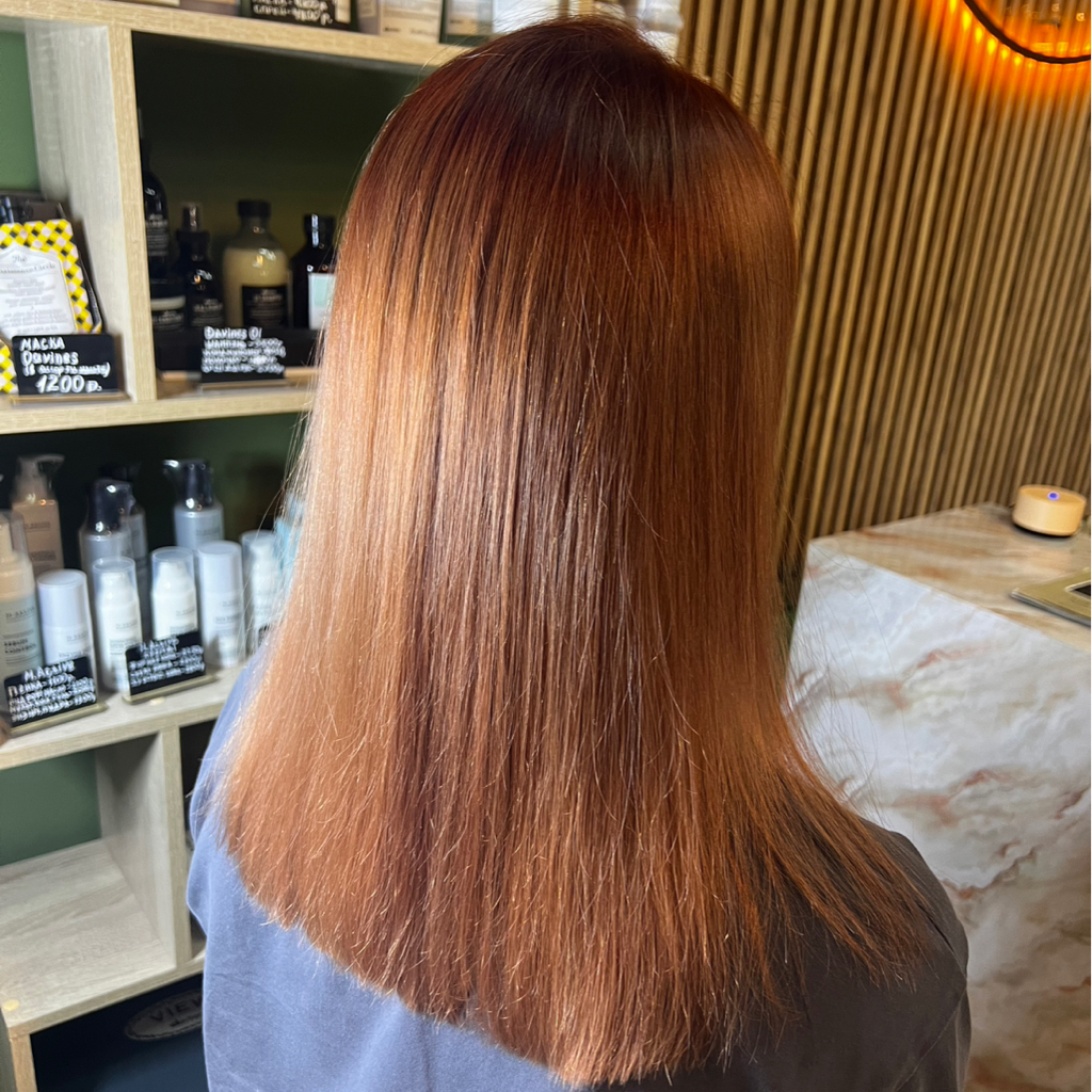 Окрашивание в один тон Davines ( волосы до лопаток)
