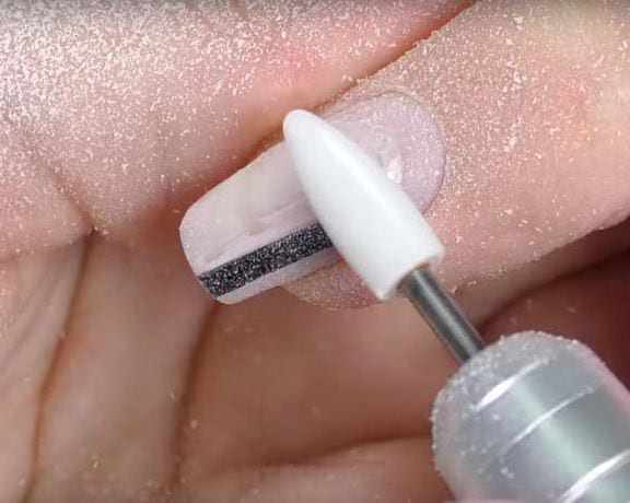 Снятие гель-лака без последующего покрытия