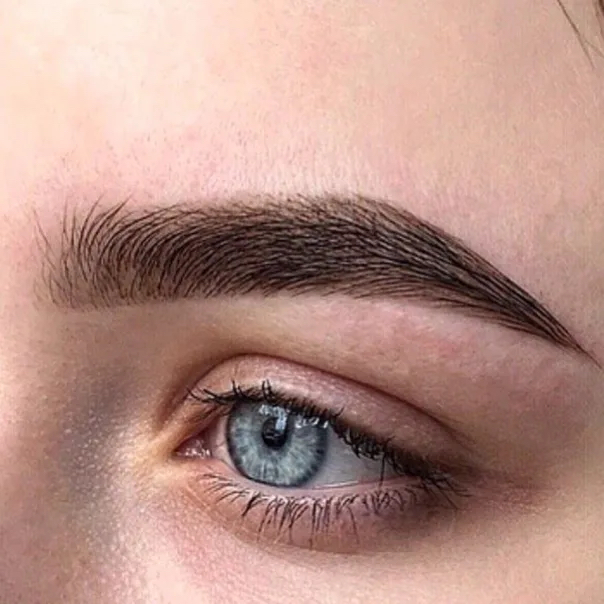 Окрашивание бровей краской