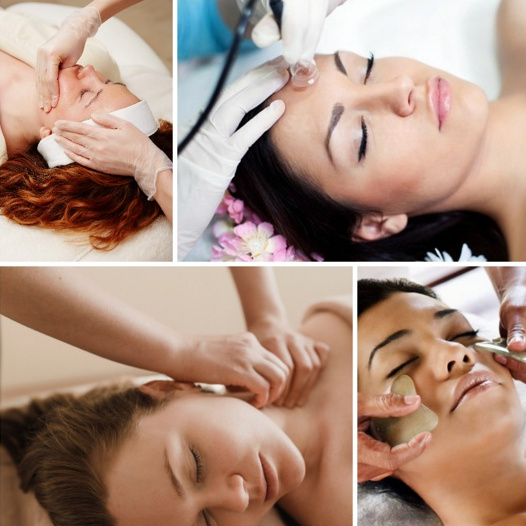 Комплексный массаж лица, 4 техники