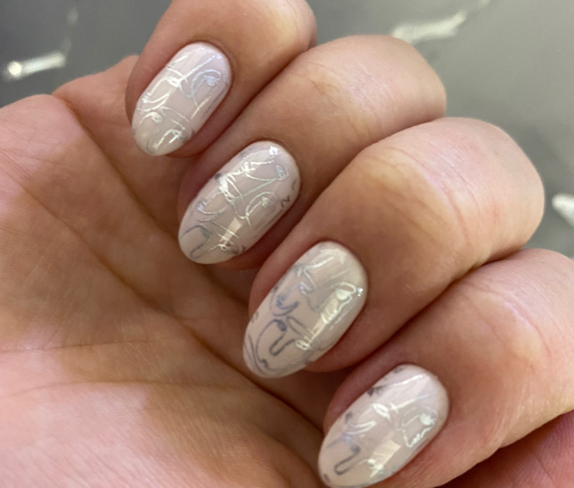 Покрытие лак/стемпинг