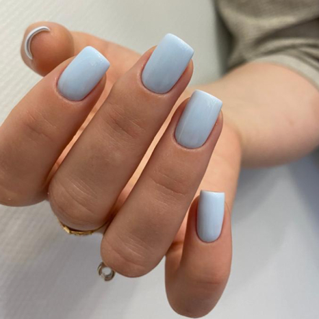 Маникюр+гель-лак (однотон)