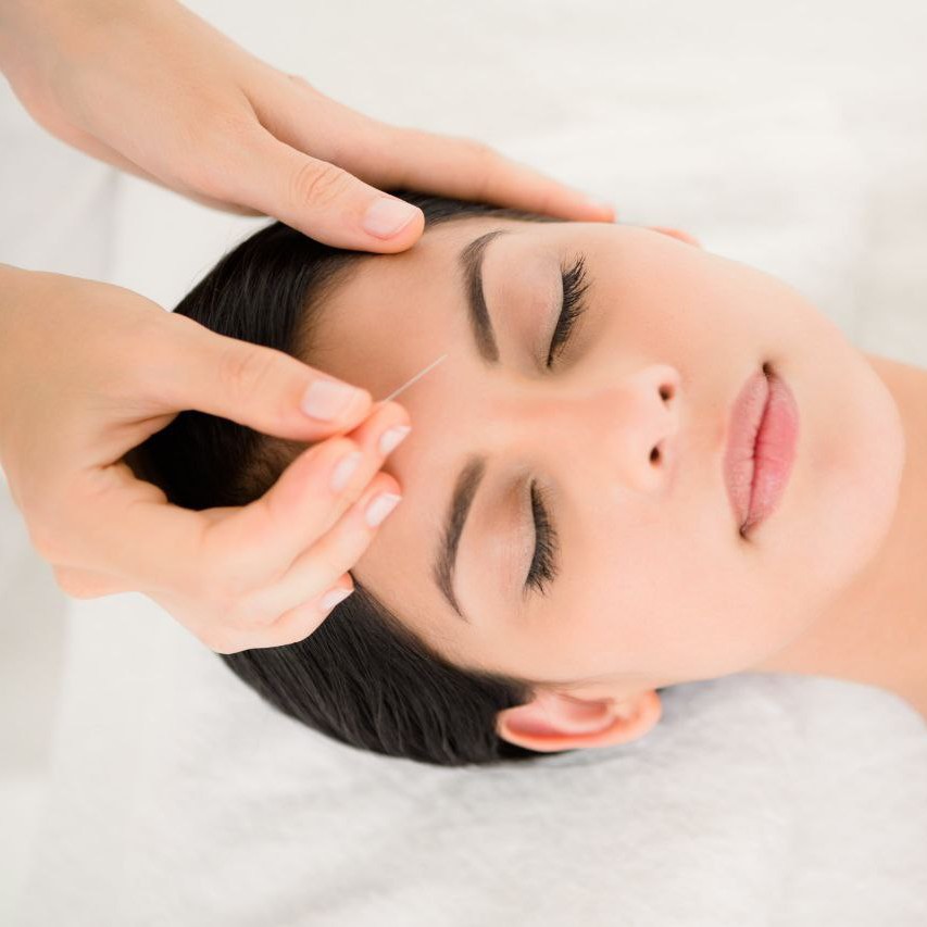 Пунктурная обработка морщин