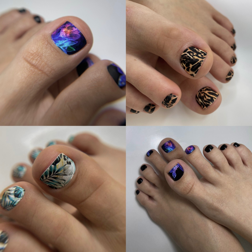 👣 Педикюр с покрытием «Плёнки»