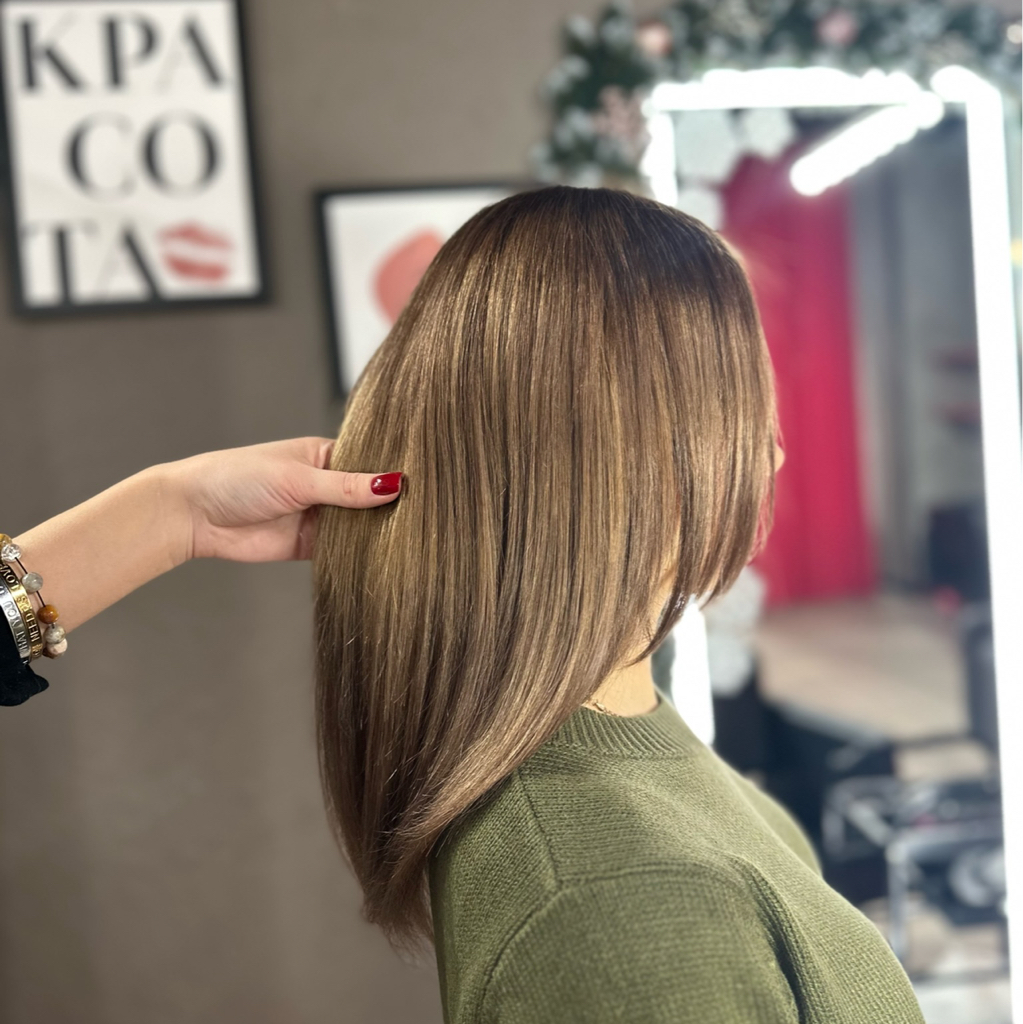 КОМПЛЕКС 2 (Уход для кожи головы + ухаживающая стрижка + липидный экспресс уход для волос) Чек 4.500₽ вместо 6.500₽