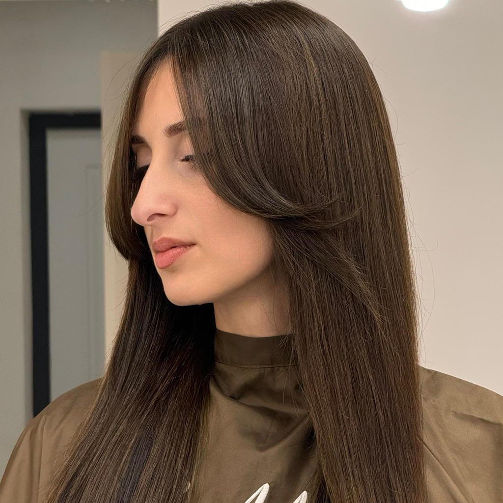 Стрижка чёлки