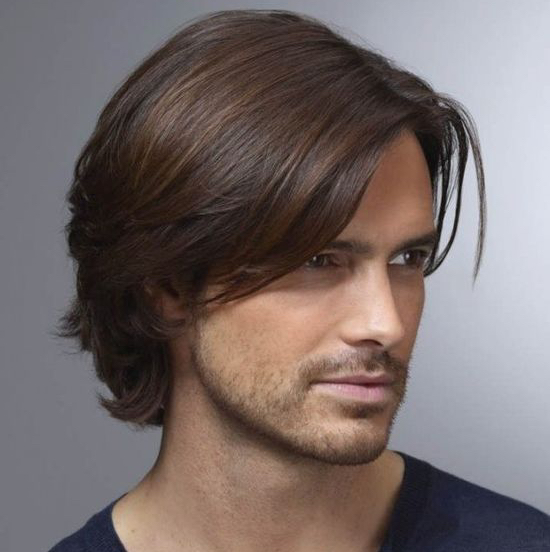 Стрижка мужская удлиненная