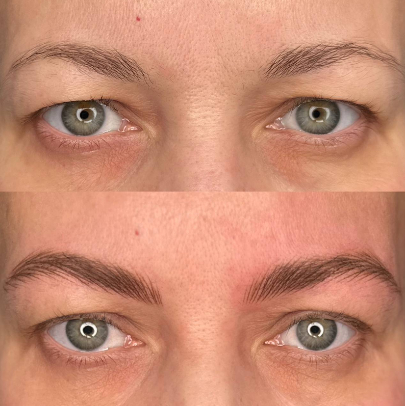 «Волосковая» техника бровей