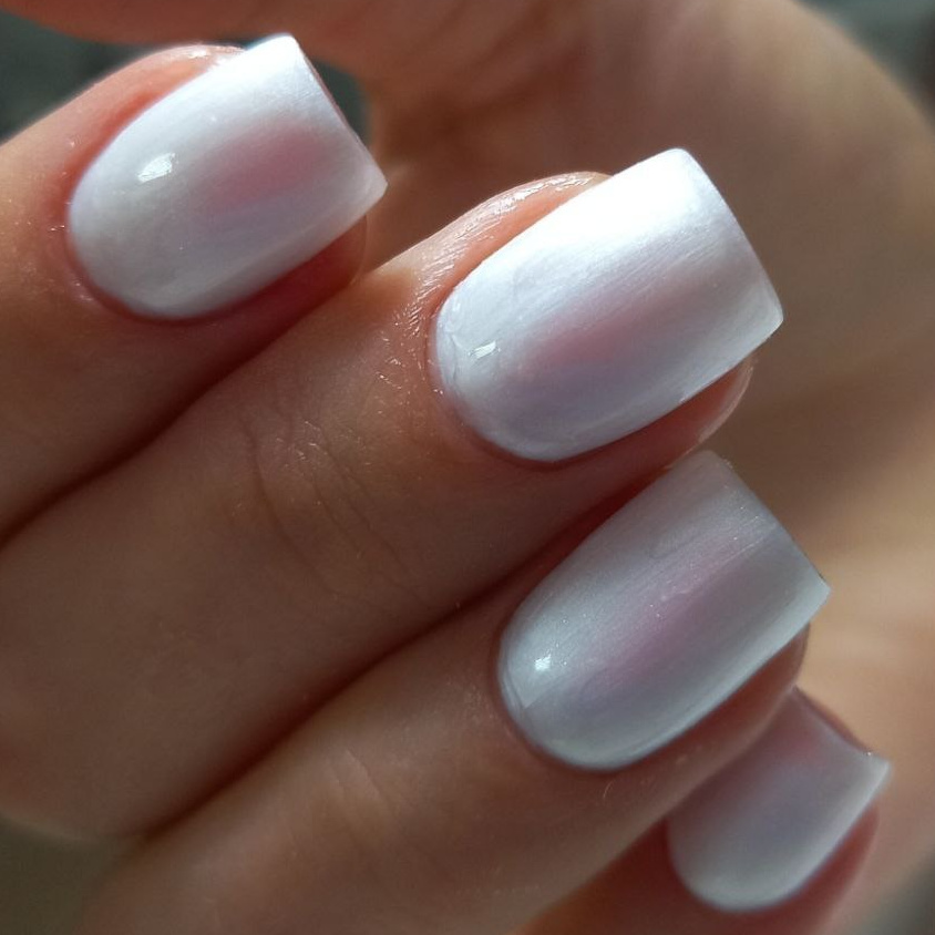 наращивание+покрытие в один-два тона