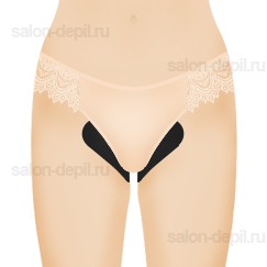Восковая депиляция ( бикини по трусикам)