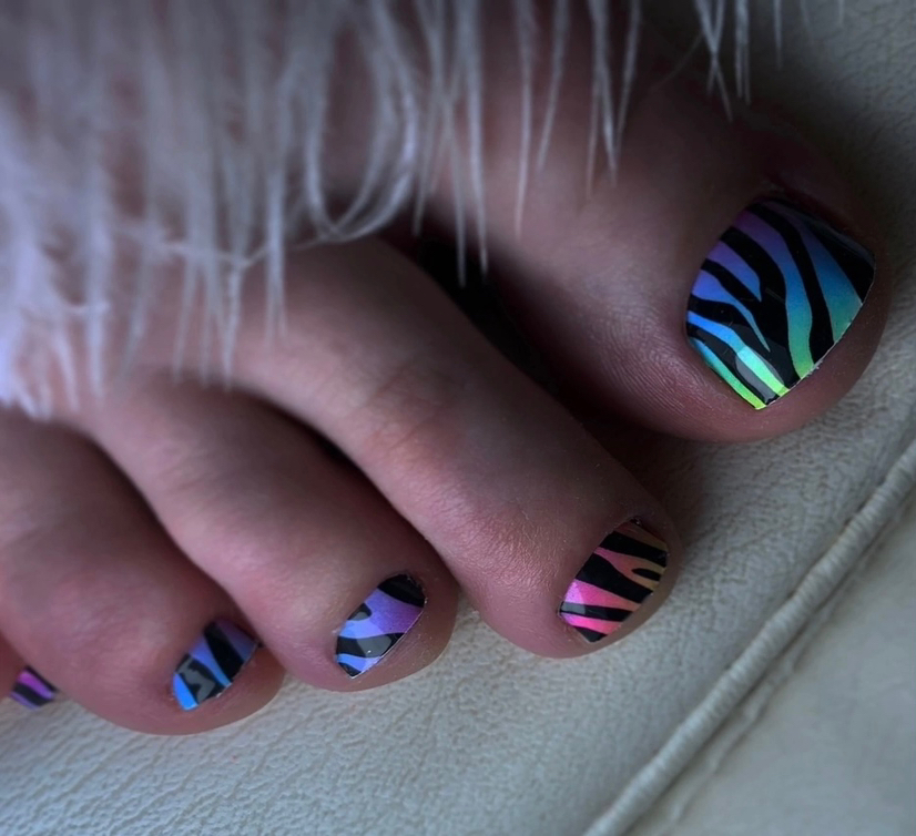 Обработка пальчиков с покрытием