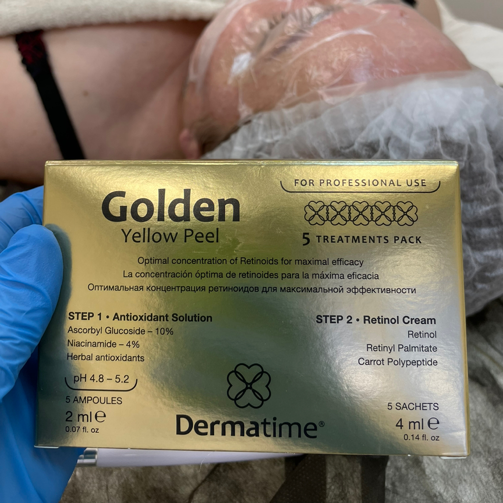 Пилинг ретиноловый желтый с подложкой (Испания) антивозрастной при деформационном морфотипе