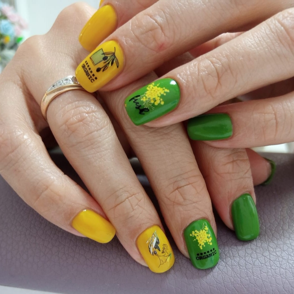 Маникюр  с покрытием лак