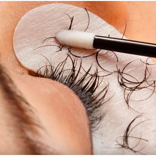 Снятие ресниц не нашего мастера без последующего наращивания у нас