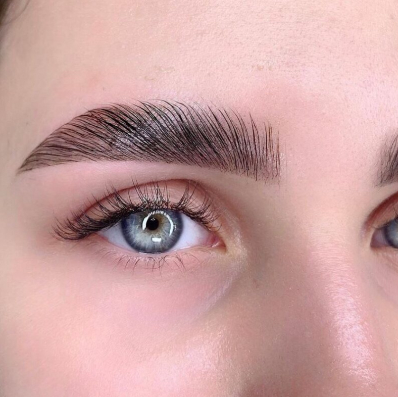 Долговременная укладка с архитектурой и окрашиванием